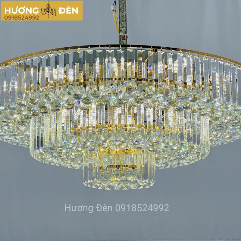 Đèn mâm ốp trần pha lê OTPL43T900